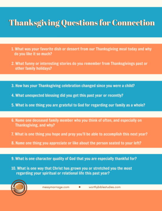Thanksgiving Discussion #Thanksgiving #questions #conversation #communication #connection