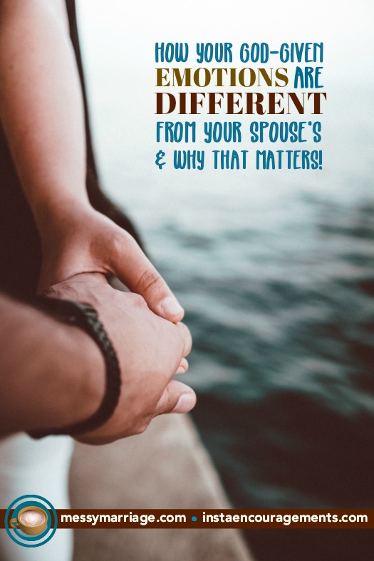 Discover what the Bible says are your differences from your mate, and how to embrace them each day! #marriage #differences #emotional